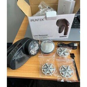 New Rechargeable Fabric Shaver, Lint Remover Shaver with 2-Speeds, 6 Leaf Blande